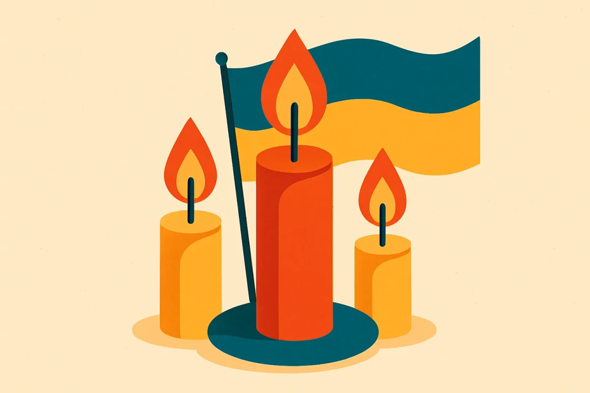 Привітання з Днем Гідності і Свободи — картинка без напису