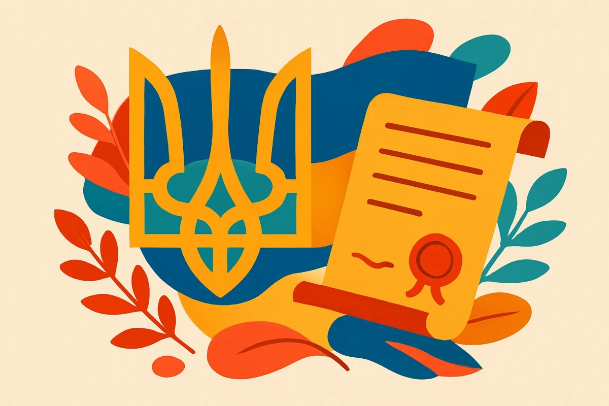 Привітання з Днем Конституції — картинка без напису