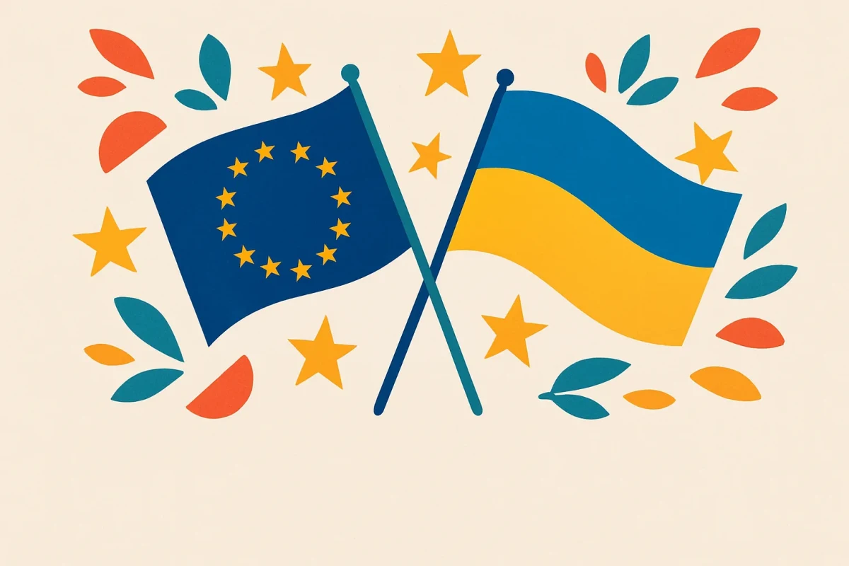 Привітання з Днем Європи — картинка без напису