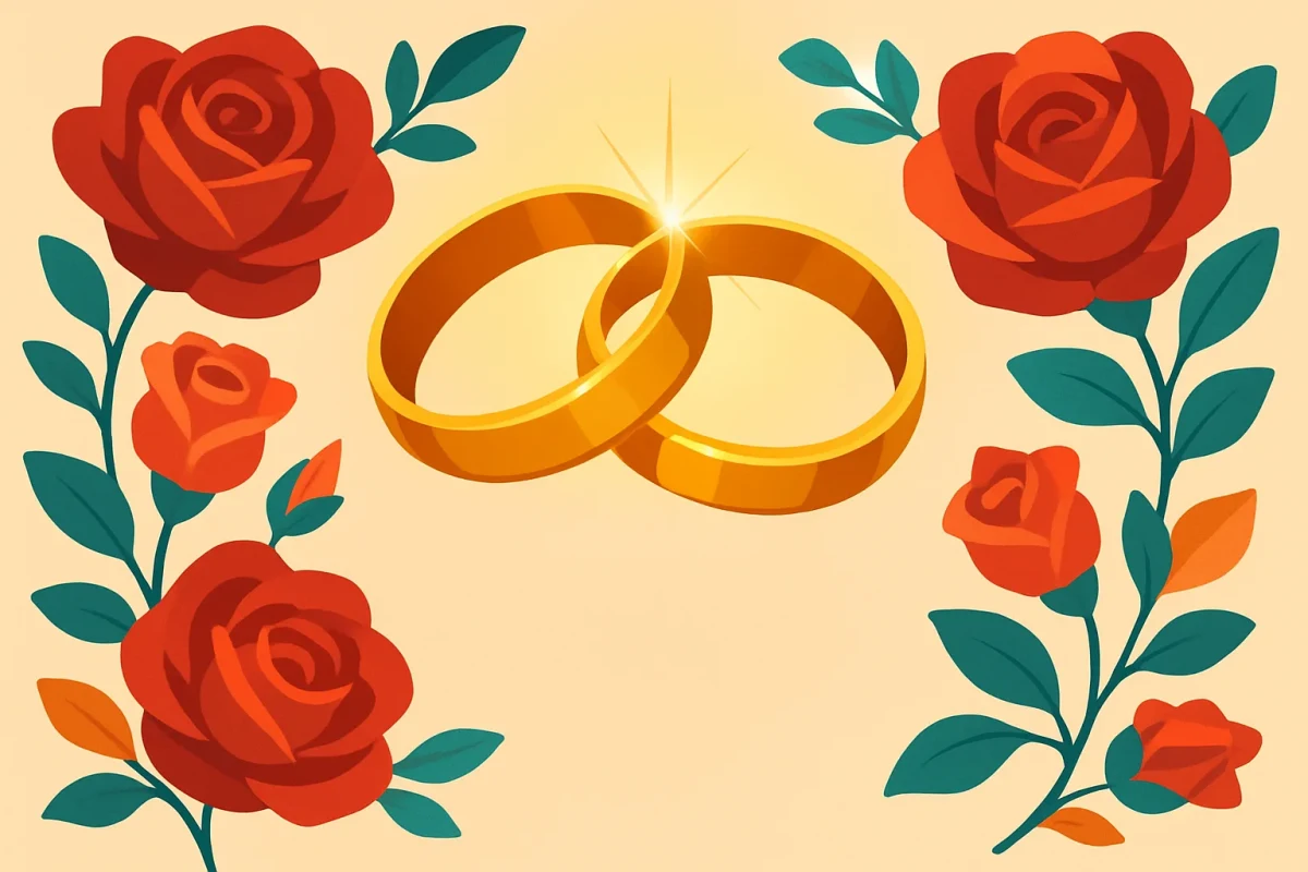 Привітання з річницею весілля 30 років (перлове весілля) — картинка без напису