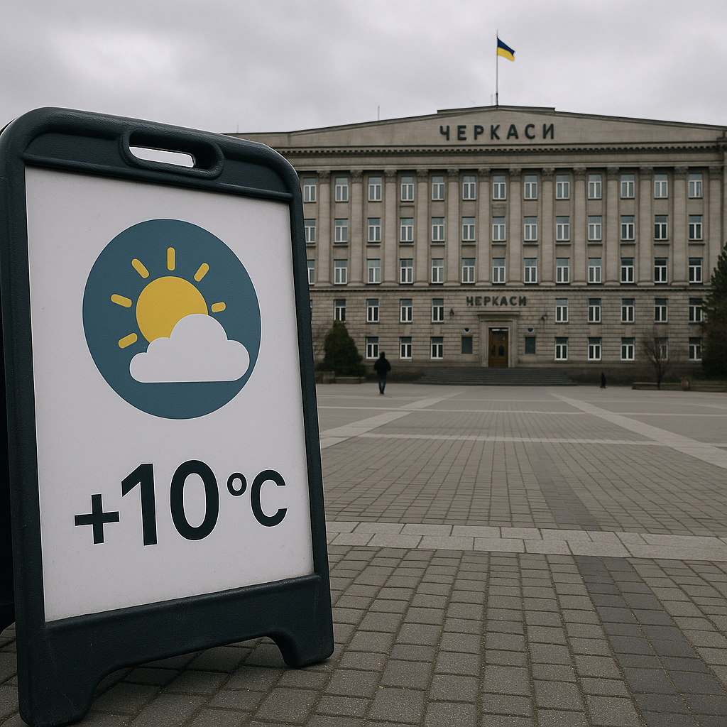 Точний прогноз погоди в Черкасах від найкращих синоптиків