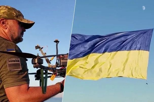 Гігантський прапор України над Чорним морем: як прикордонники влаштували видовищу акцію
